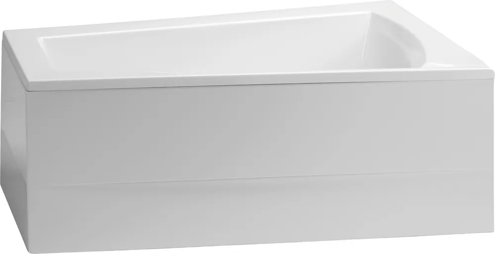 Raumsparbadewanne 175 x 135 x 49 cm Schürze Neu